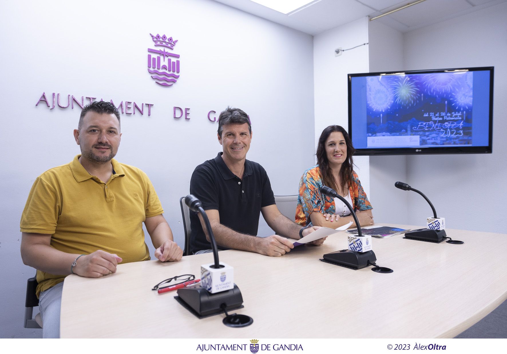 Presentació de les festes de Beniopa. Foto: Àlex Oltra