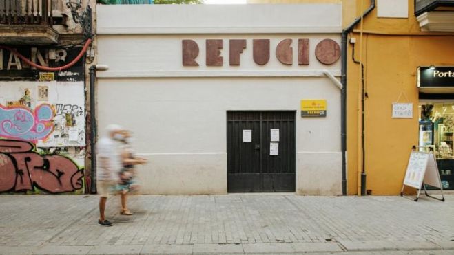 Refugi antiaeri ubicat al carrer Serranos de València. Imatge: David Rota Refugi antiaeri ubicat al carrer Serranos de València. Imatge: David Rota