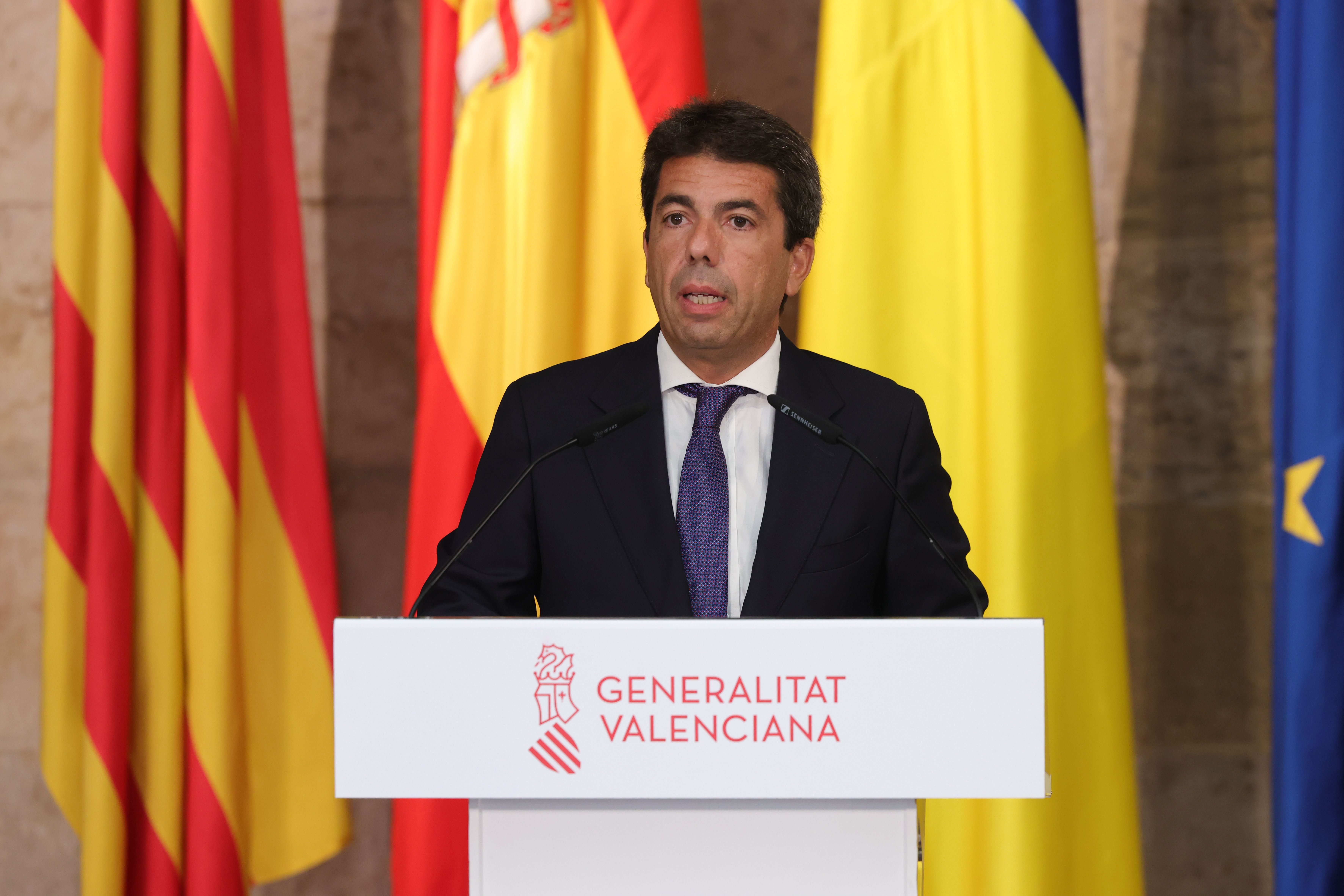 El president de la Generalitat Valenciana, Carlos Mazón