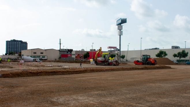 Terreno donde se construye el nuevo Aldi de Alfafar Terreno donde se construye el nuevo Aldi de Alfafar