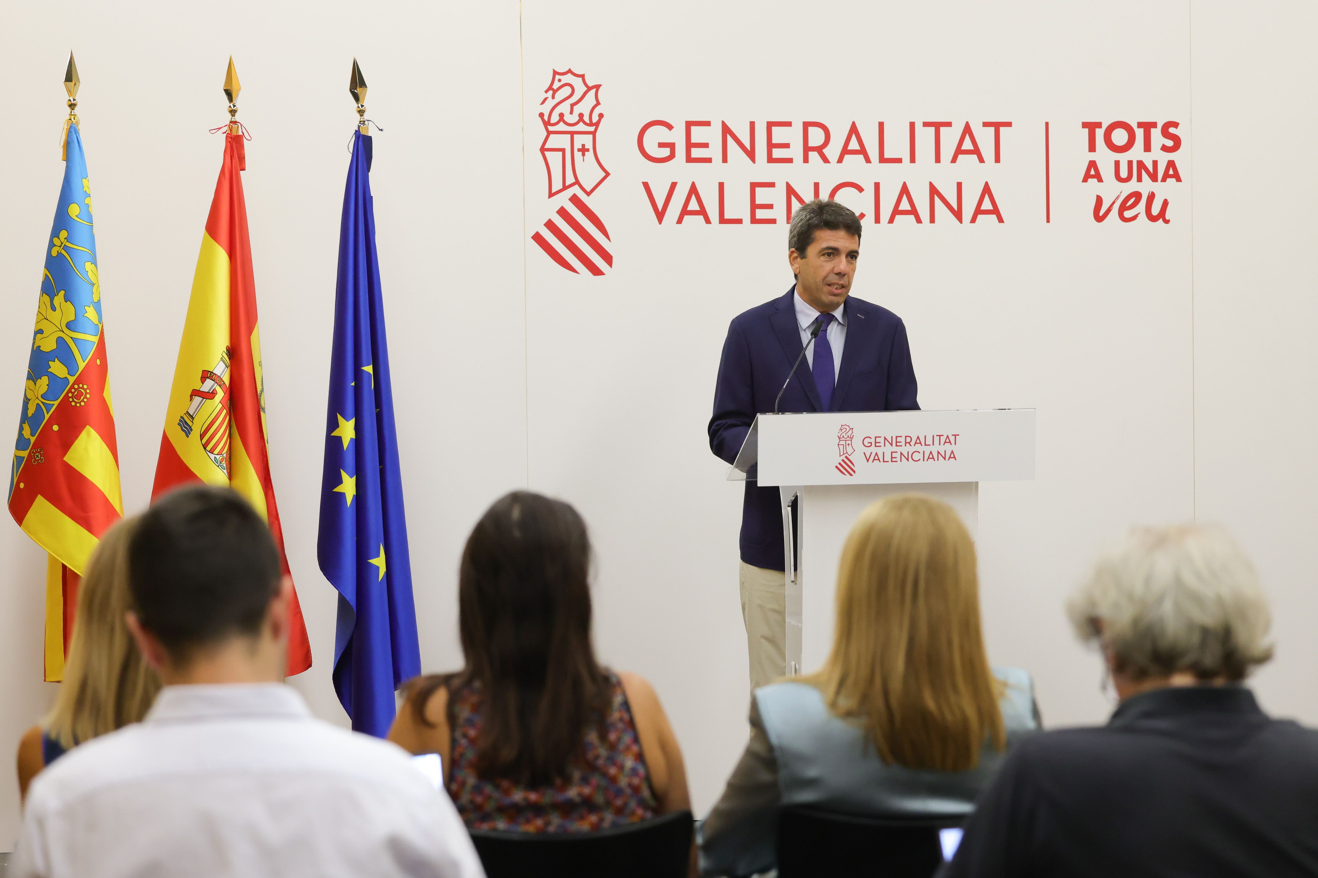 El president de la Generalitat Valenciana, Carlos Mazón