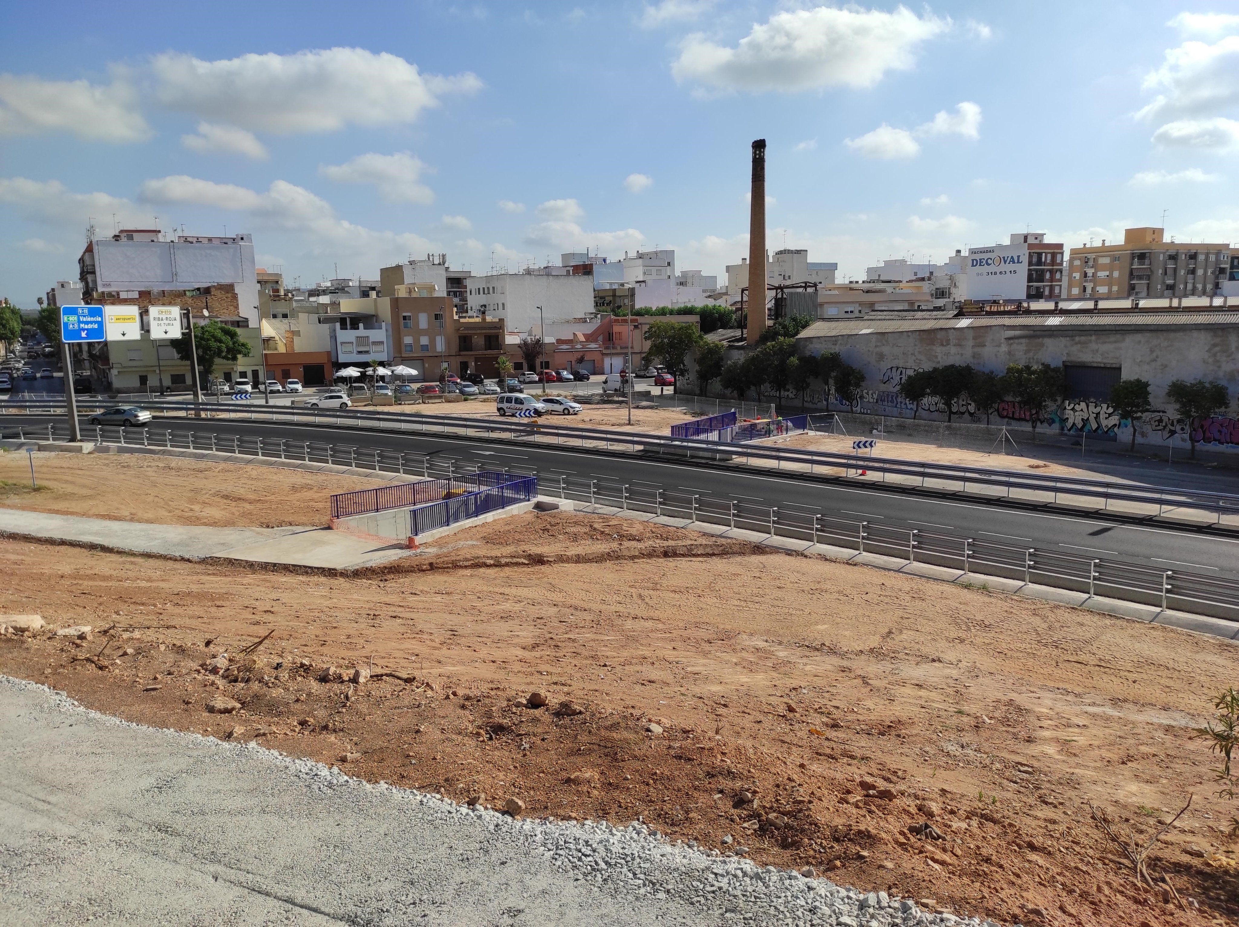 La N-220 a su paso por Manises. Imagen: Mitma