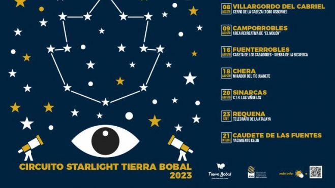 Cartel del circuito "Starlight" Tierra Bobal de 2023 Cartel del circuito "Starlight" Tierra Bobal de 2023