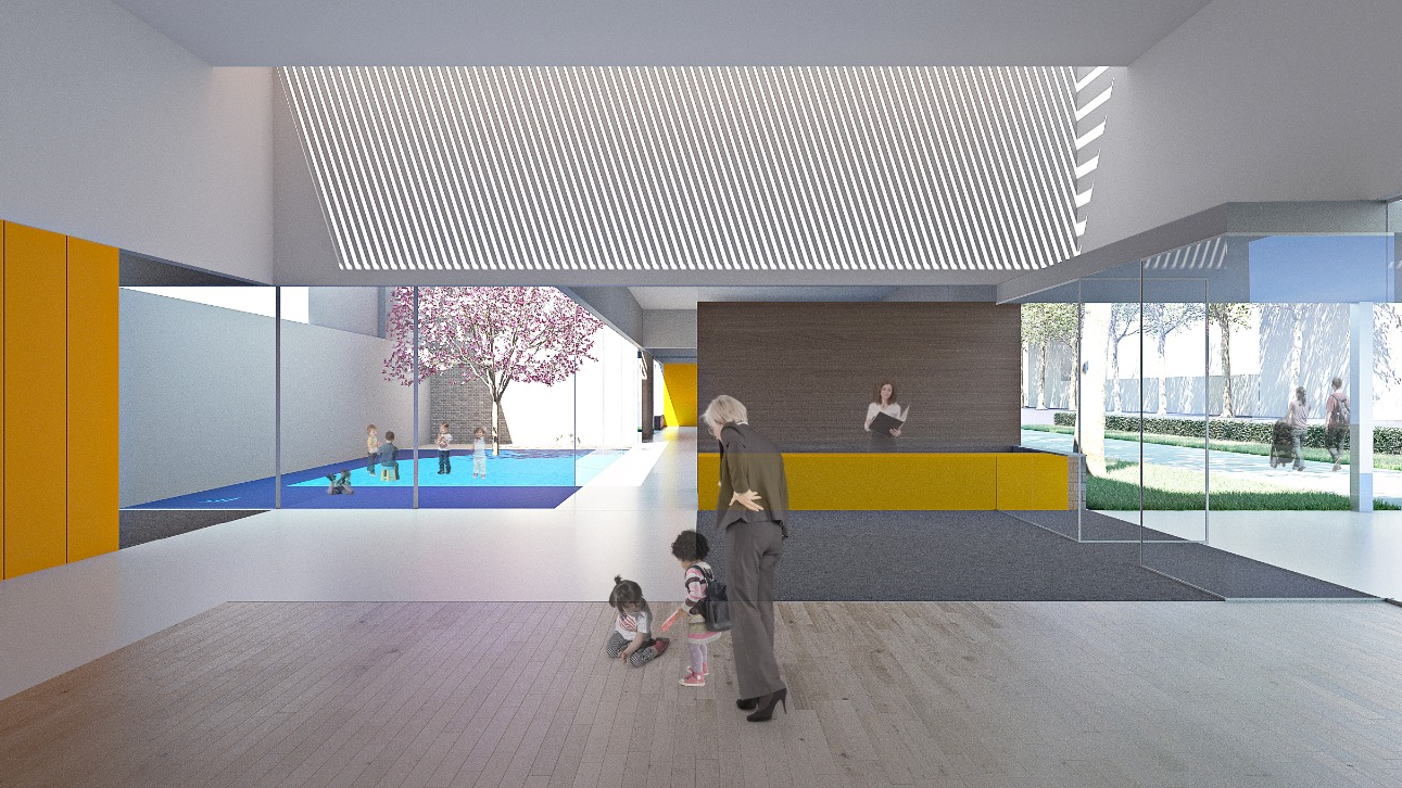 Recreación virtual de cómo será la nueva escuela del Cabanyal-Canyamelar de València