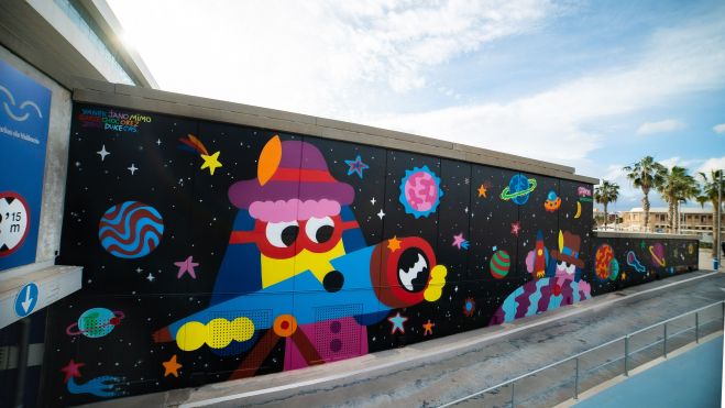 Ruta de arte urbano en la Marina de València (Imagen: La Marina)