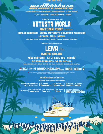 Cartel oficial del Festival Mediterránea 2023/Foto: Mediterránea Festival