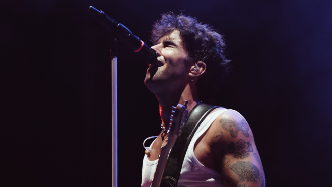 Álvaro de Luna en uno de sus conciertos. Imagen de Alba Valle