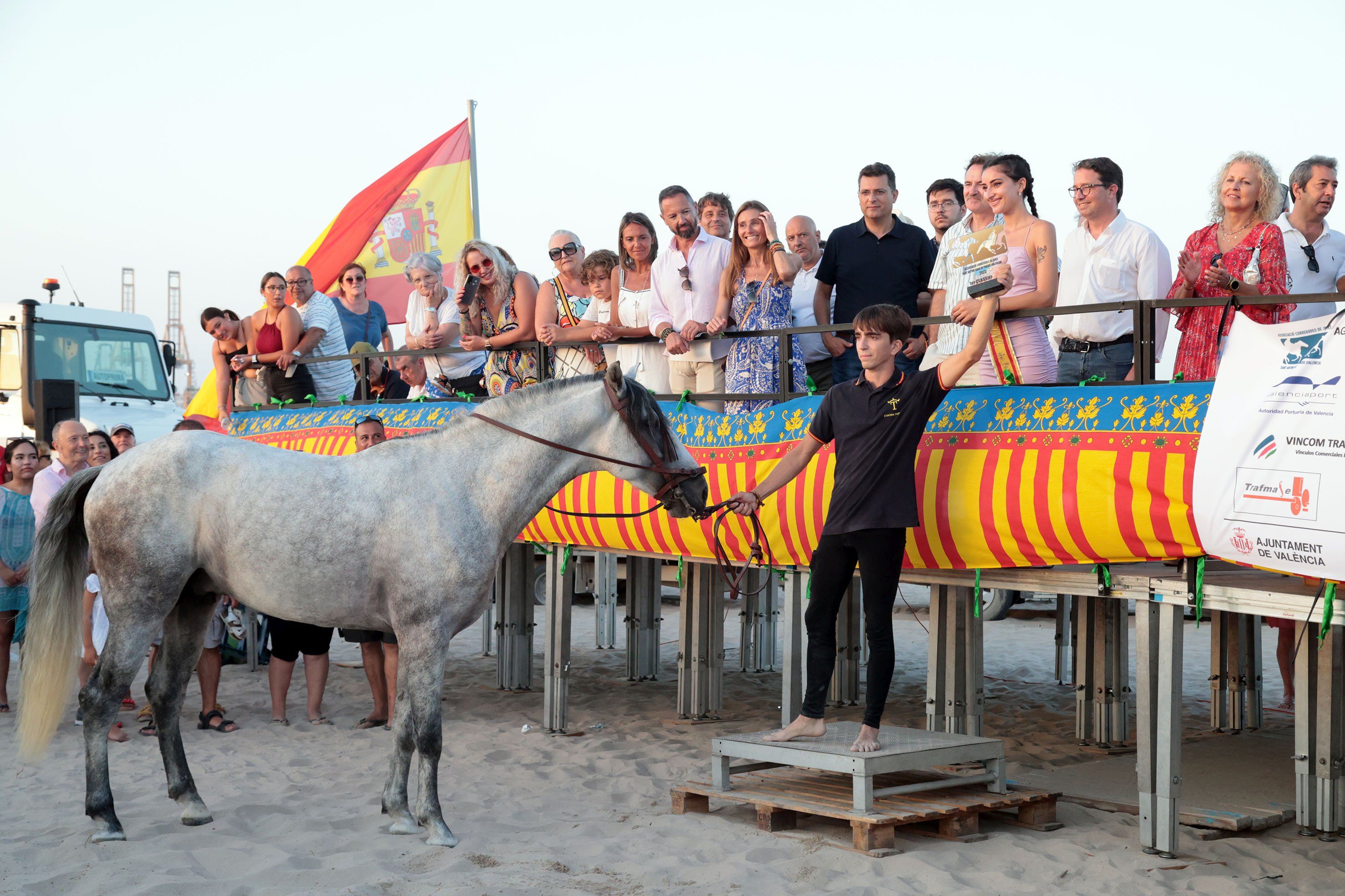El caballo 'Tro', ganador de las Corregudes de Joies de Pinedo 2023