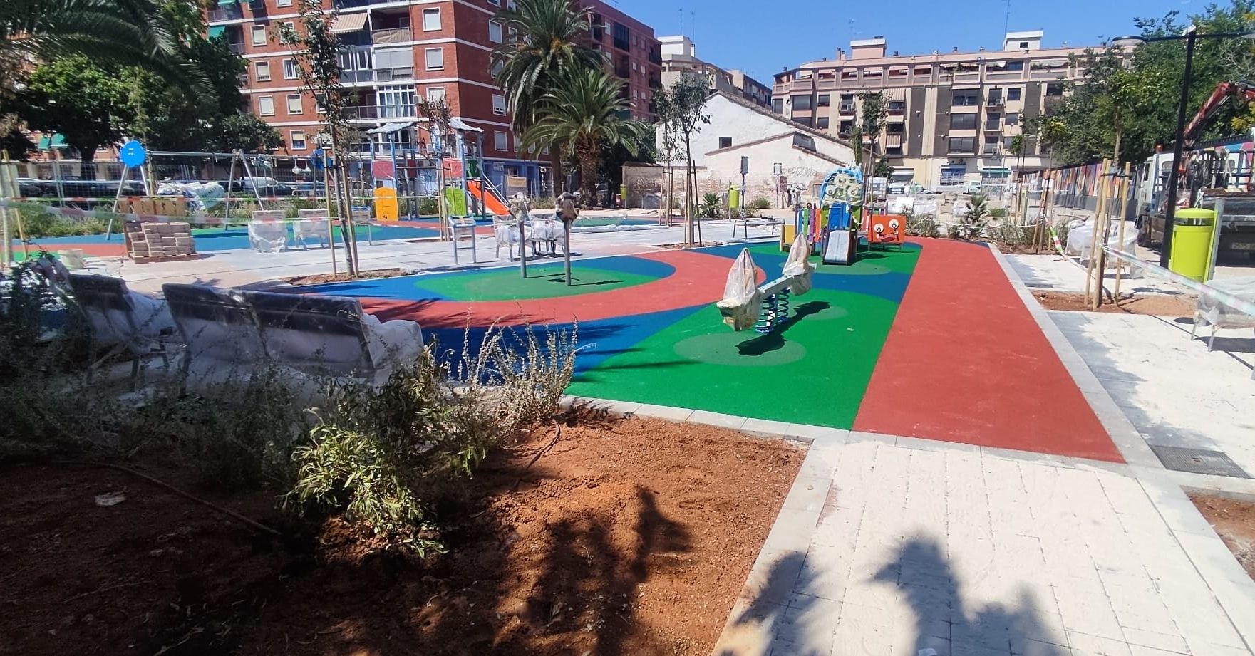 Nuevo jardín en la calle La Murta del barrio de Benimaclet (València)