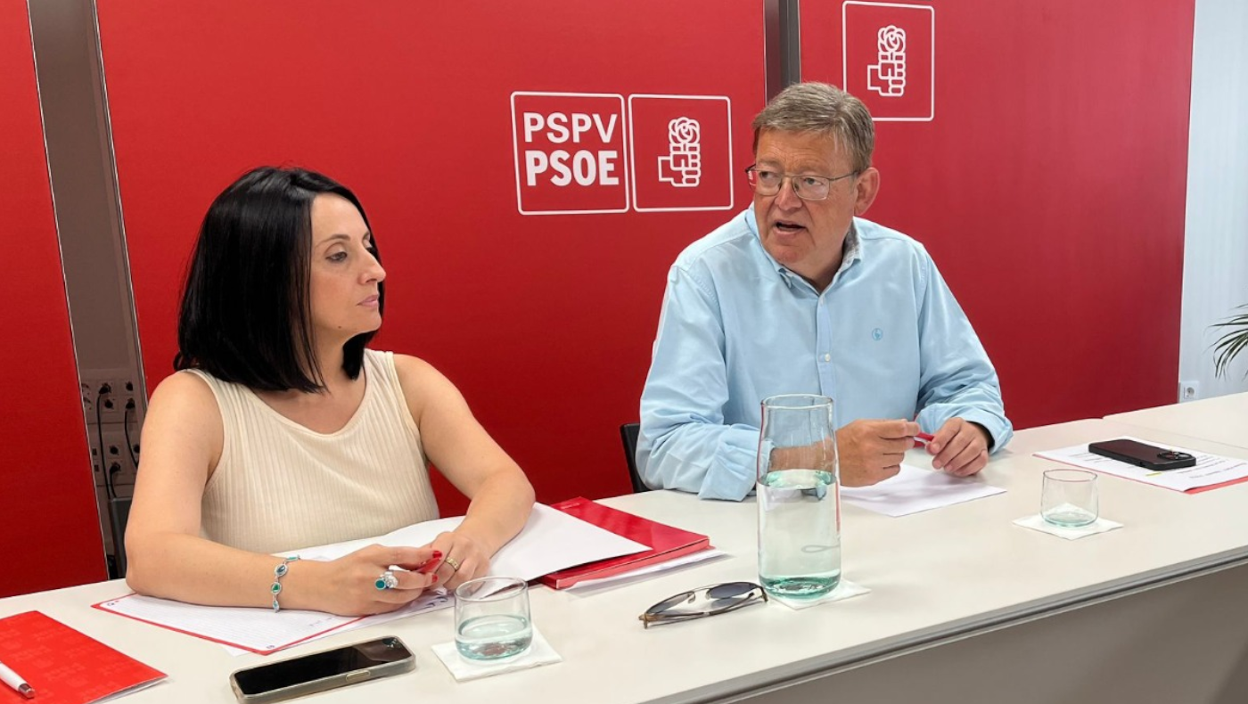 Rebeca Torró y Ximo Puig