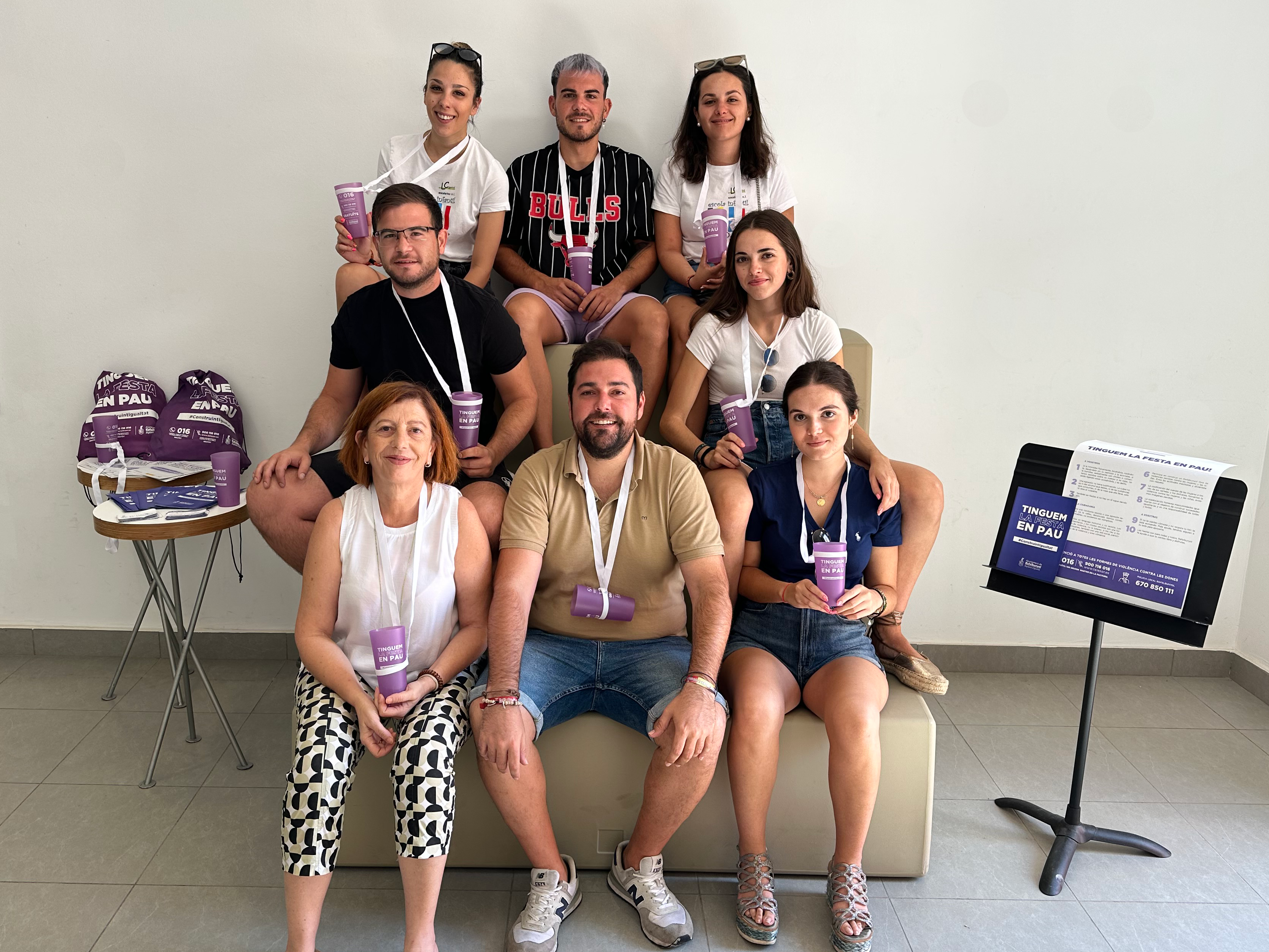 Campaña transversal "Tinguem la festa en pau" de Rafelbunyol