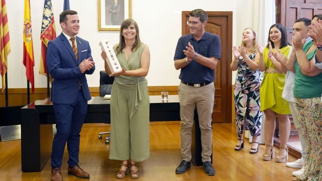Vicent Pla, Lidón Valer y Jorge Rodríguez, tras la marcha 'Chimo'