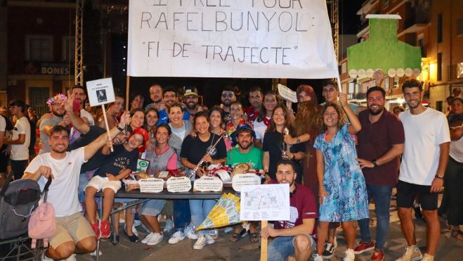 Ganadores de la primera edición del 'Sopar de Colles'/Foto: Ayuntamiento de Rafelbunyol