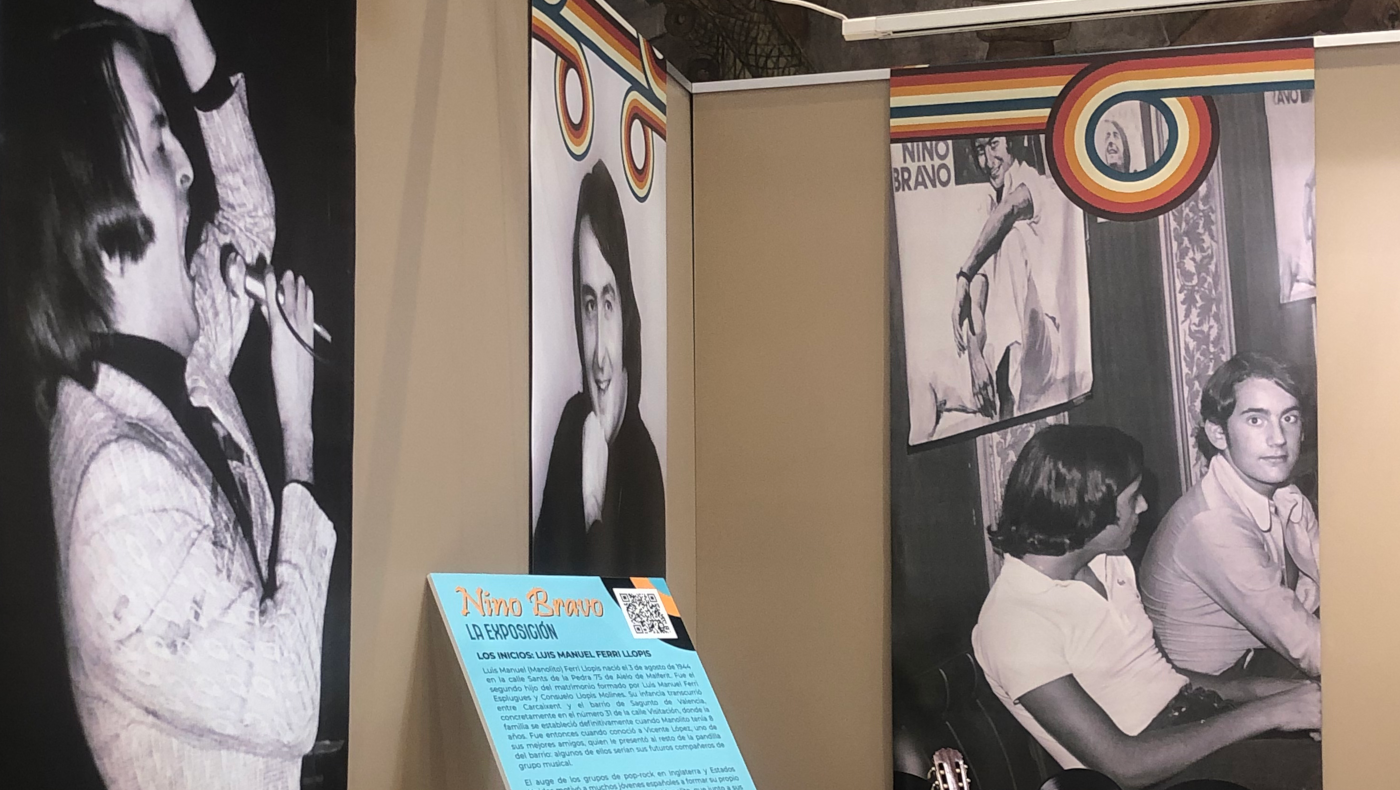 Exposición de Nino Bravo en el Ateneo Mercantil de València/Foto: Paula Picher