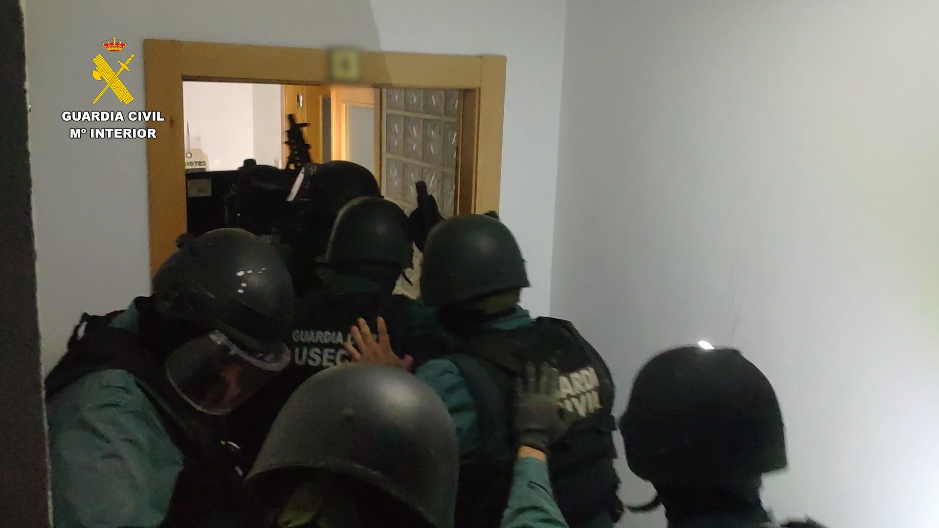 Moment de la detenció per part de la Guàrdia Civil