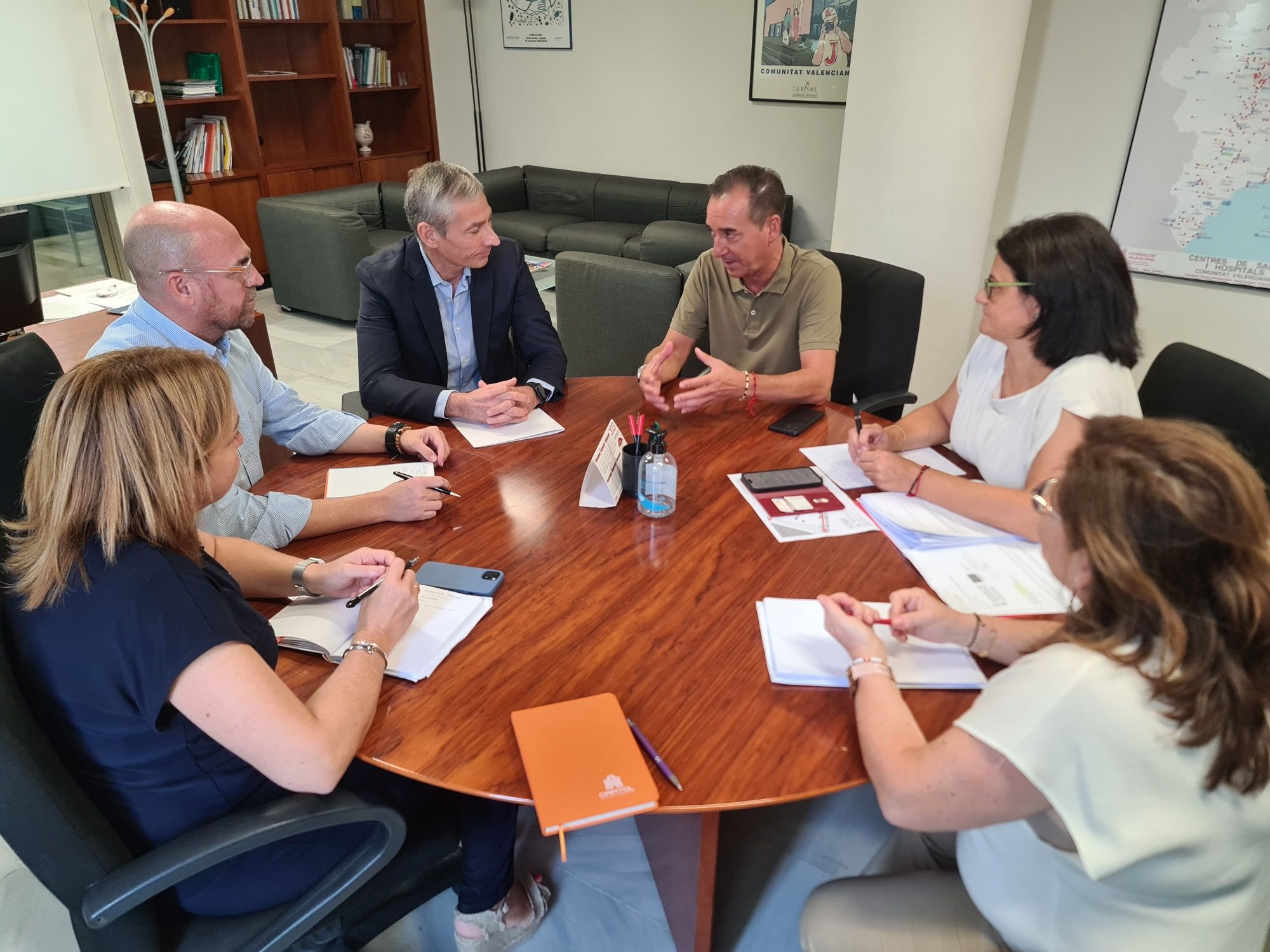 Reunió de l'Ajuntament de Riba-roja amb Sanitat