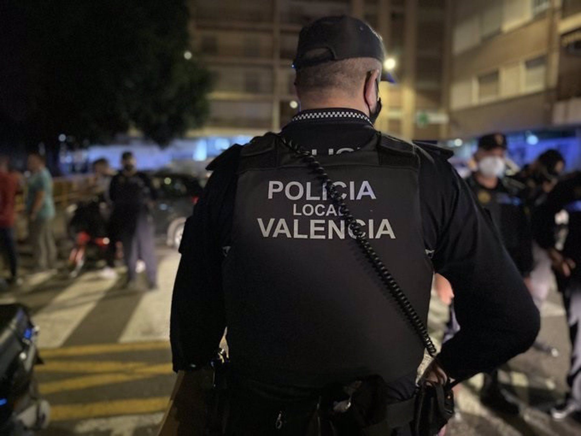 Un agente de la Policía Local de València