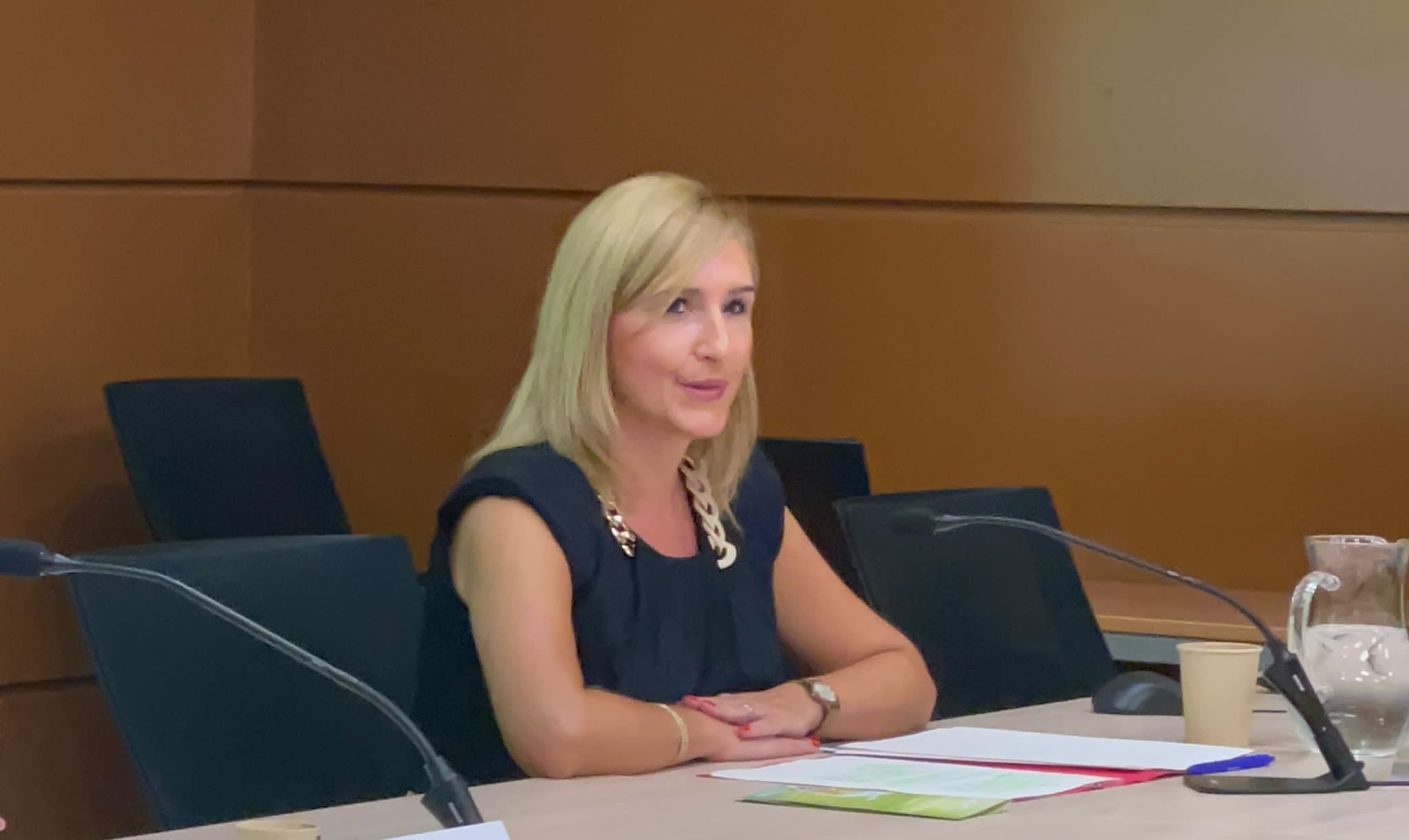 La consellera de Medio Ambiente, Agua, Infraestructuras y Territorio, Salomé Pradas