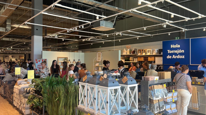 Interior d'una tenda JYSK