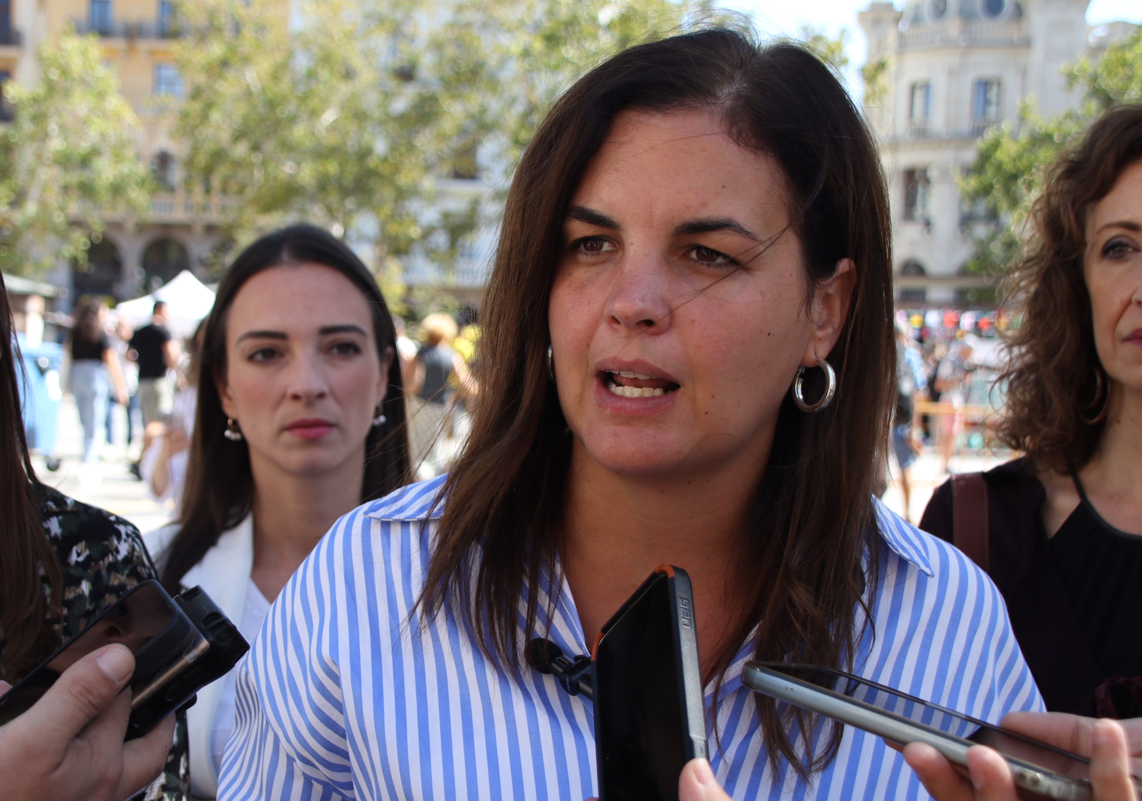 Sandra Gómez, portaveu del Grup Municipal Socialista a l'Ajuntament de València