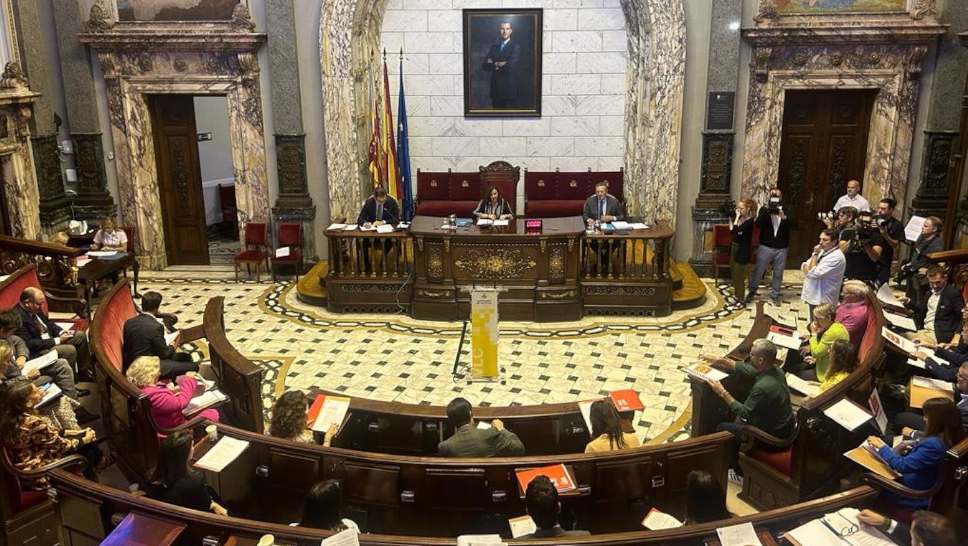 Plenari a l'Ajuntament de València