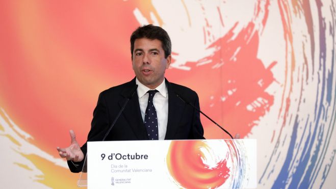 El president Carlos Mazón presenta la campanya institucional del 9 d'Octubre