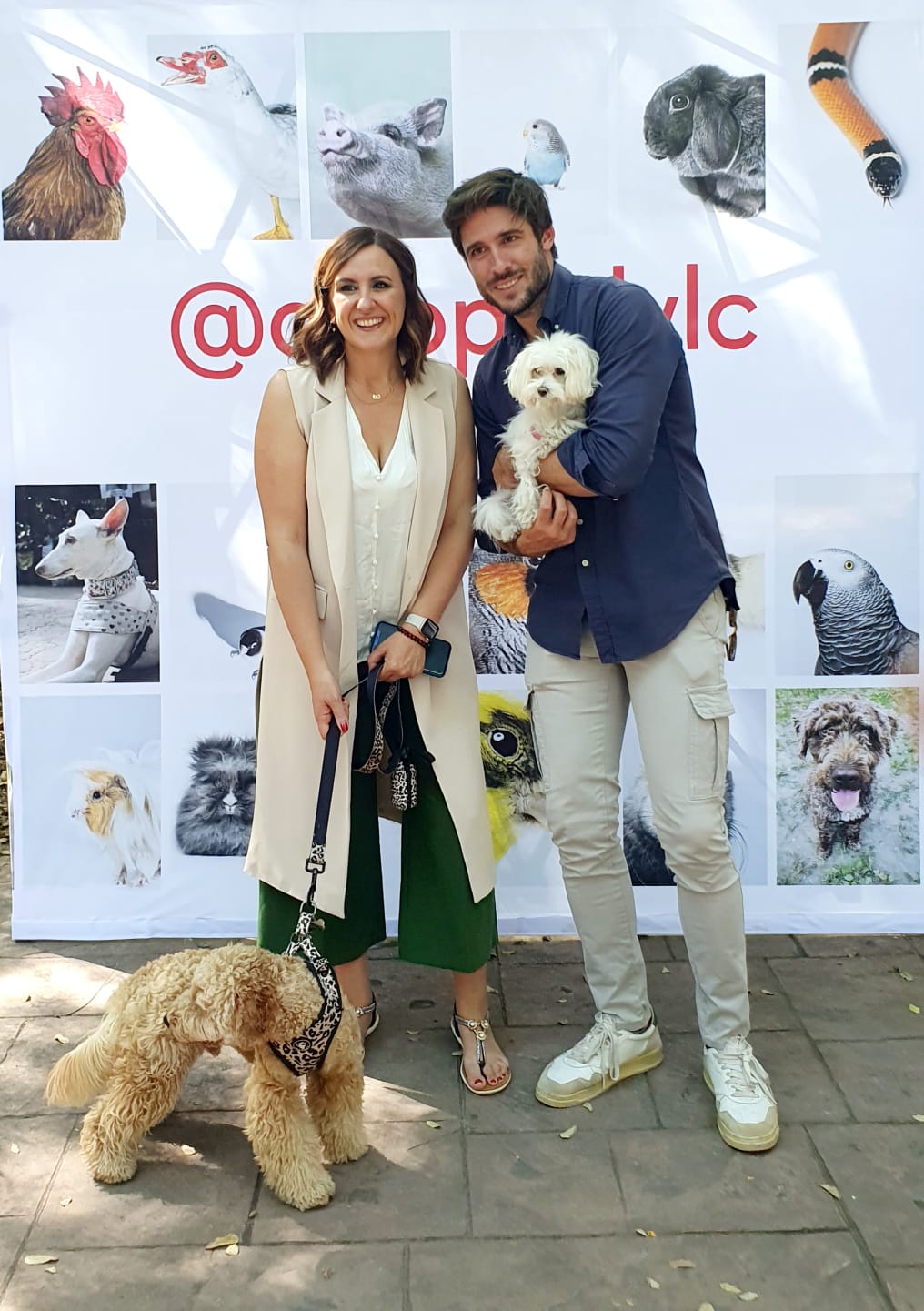 María José Catalá i Juan Carlos Caballero en la Fira Dia Mundial dels Animals 2023