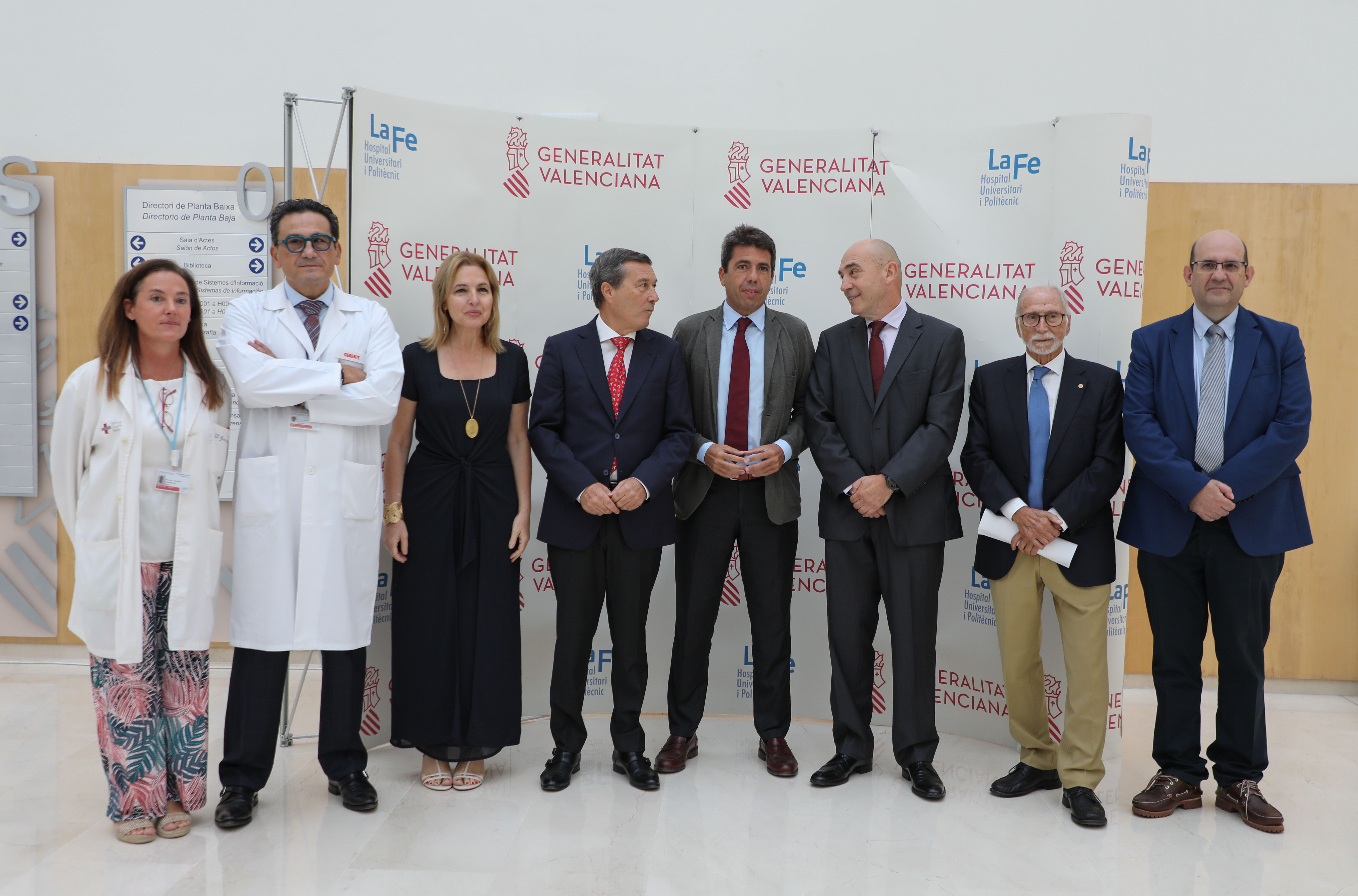 Posat durant la inauguració de la jornada ‘3.000 trasplantaments hepàtics a l'Hospital La Fe’