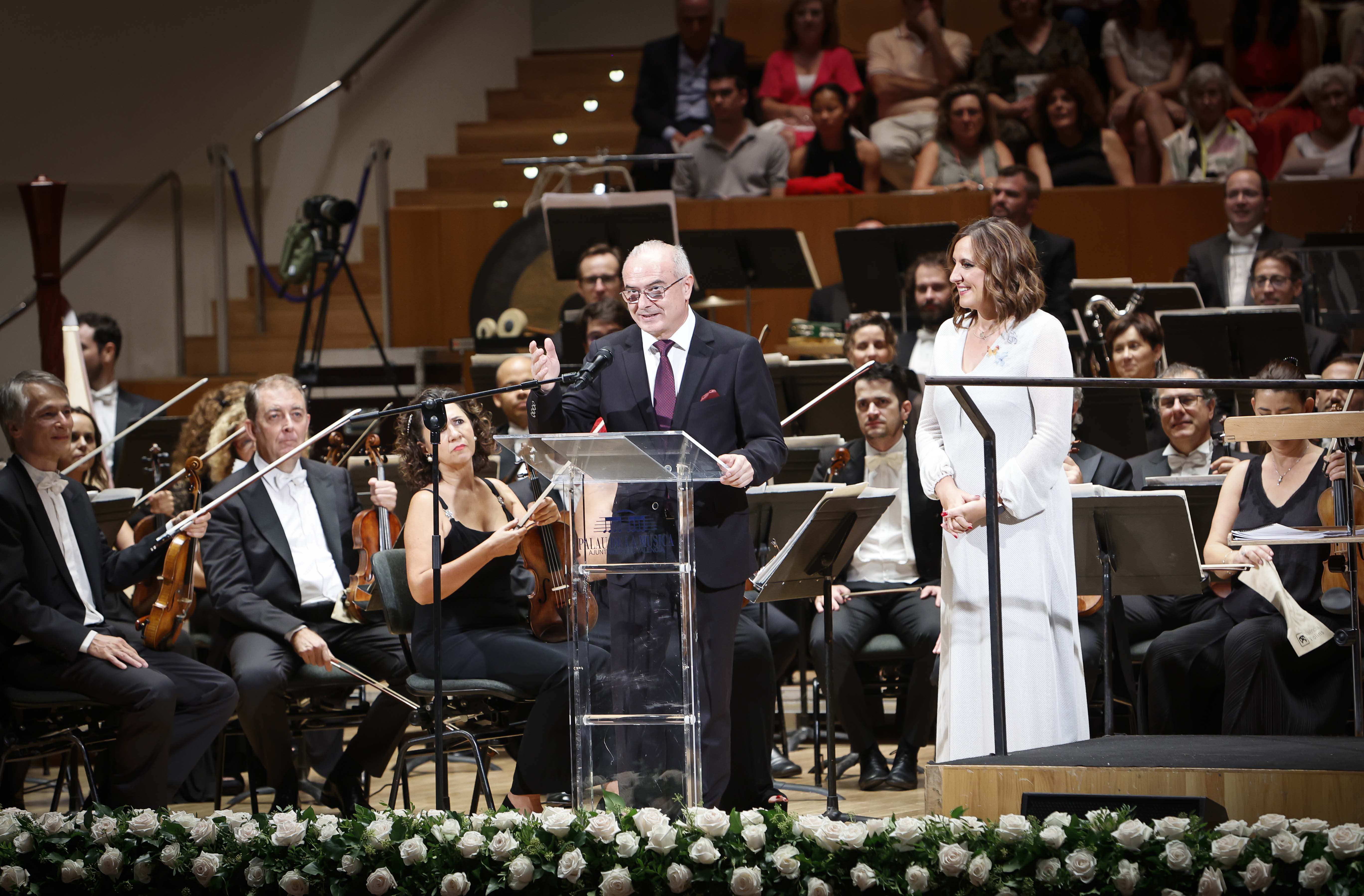 Catalá en la inauguración del Palau de la Música