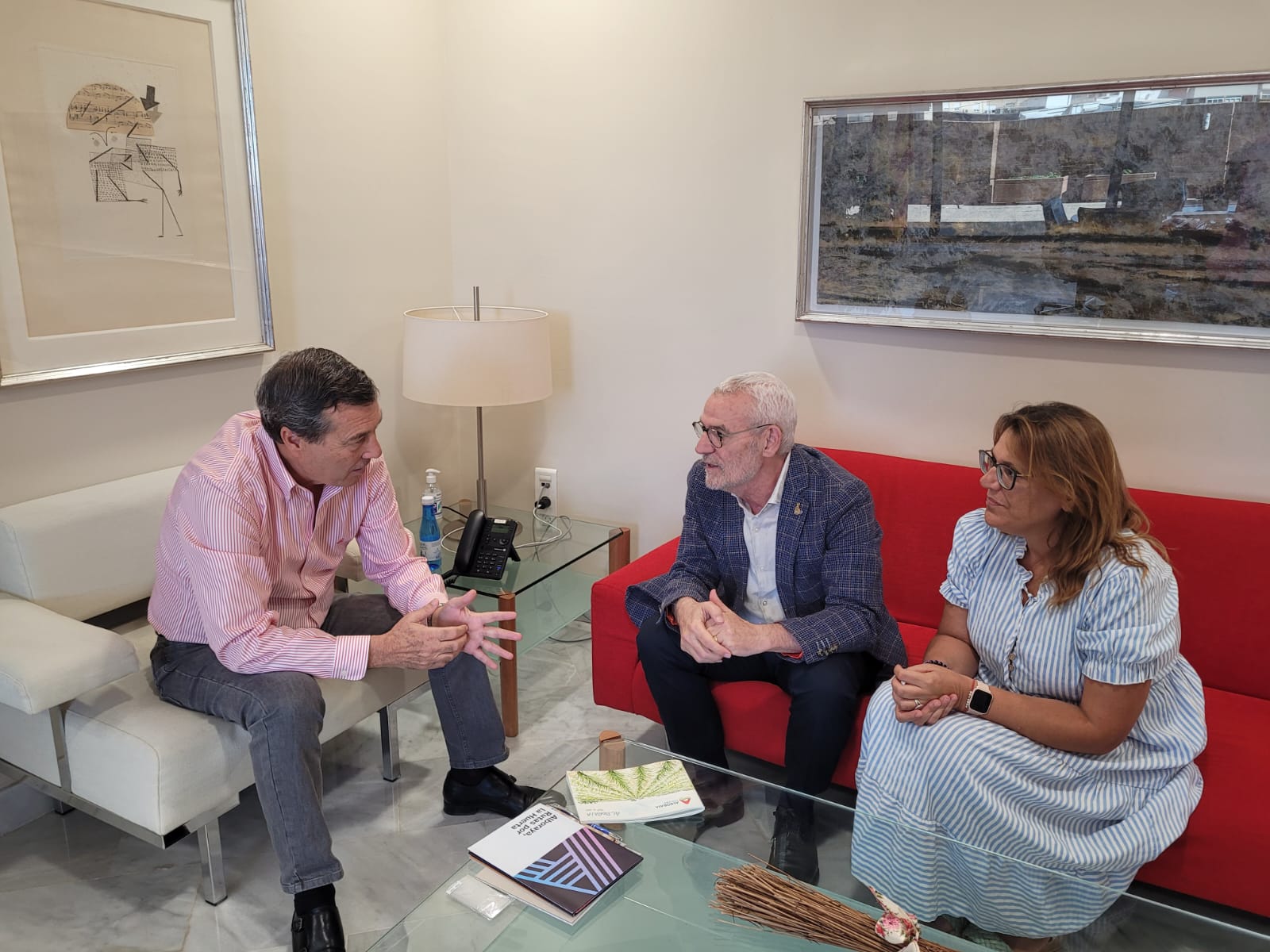 Marcià Gómez i Miguel Chavarría es reuneixen a Alboraia