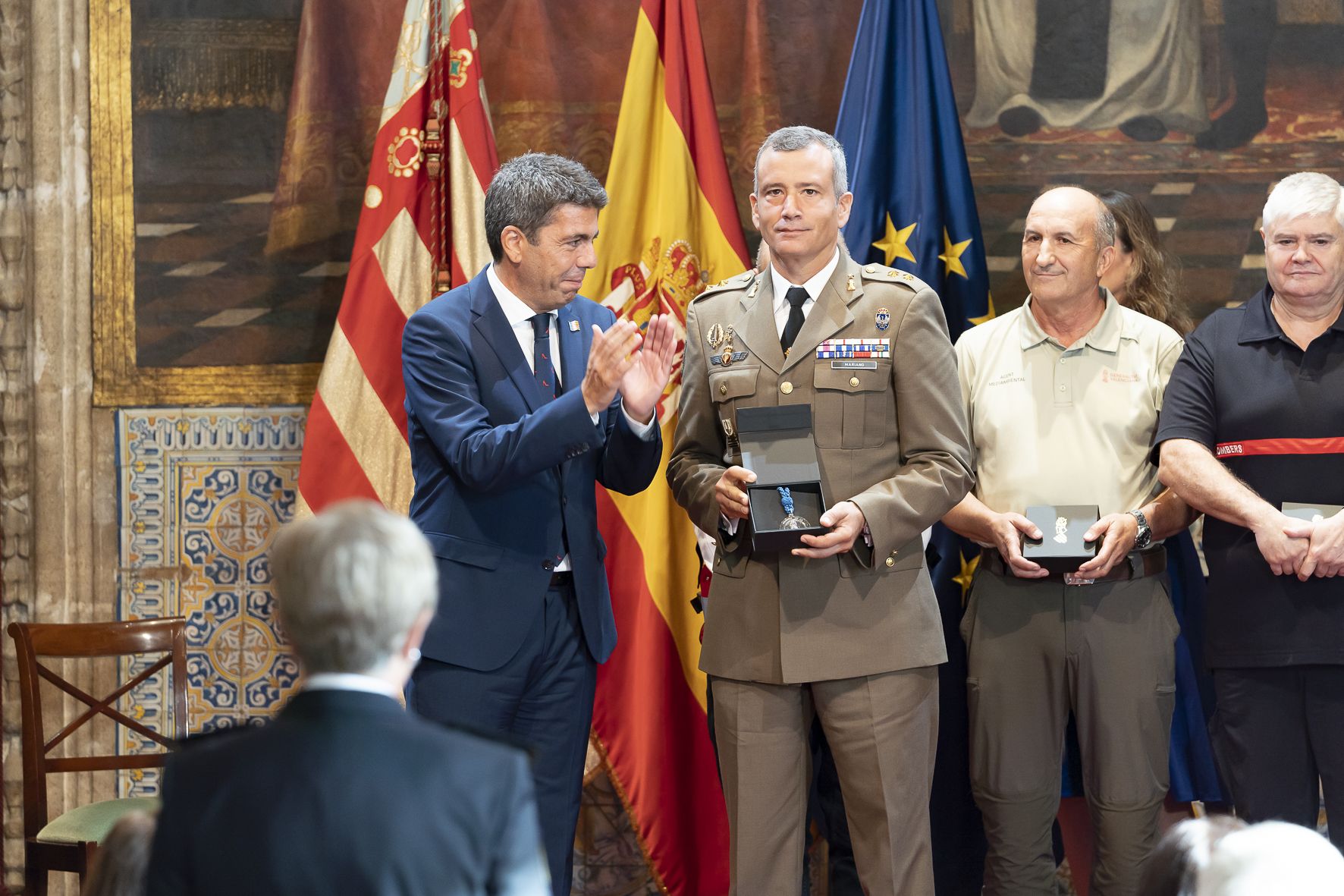 Entrega de distinciones por el 9 d'Octubre. Foto Xisco Navarro