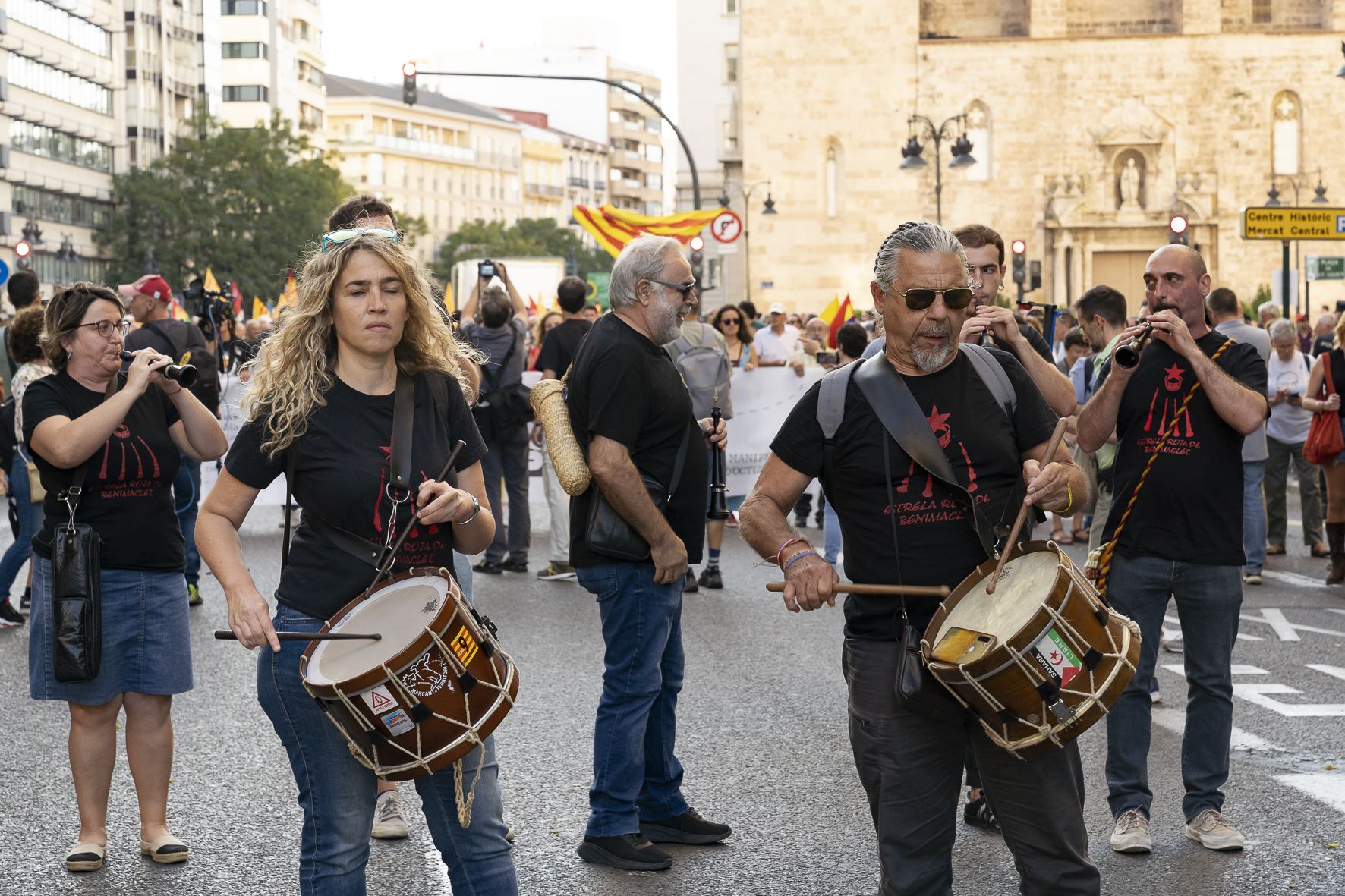 Manifestación 9 d'Octubre 2023. Foto Xisco Navarro