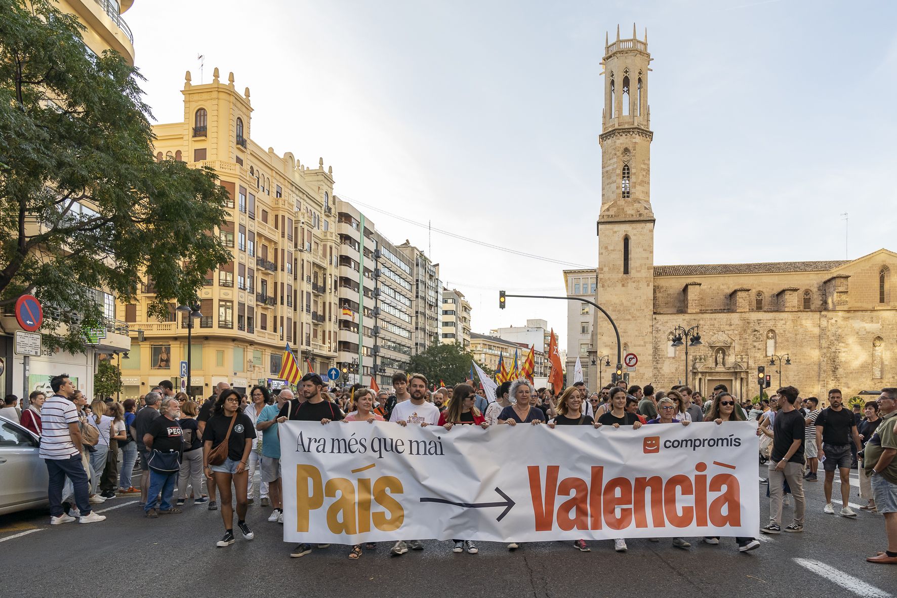 Manifestación 9 d'Octubre 2023. Foto Xisco Navarro