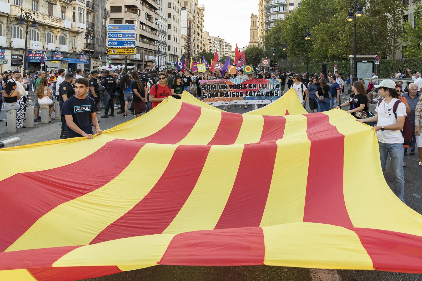 Manifestación 9 d'Octubre 2023. Foto Xisco Navarro
