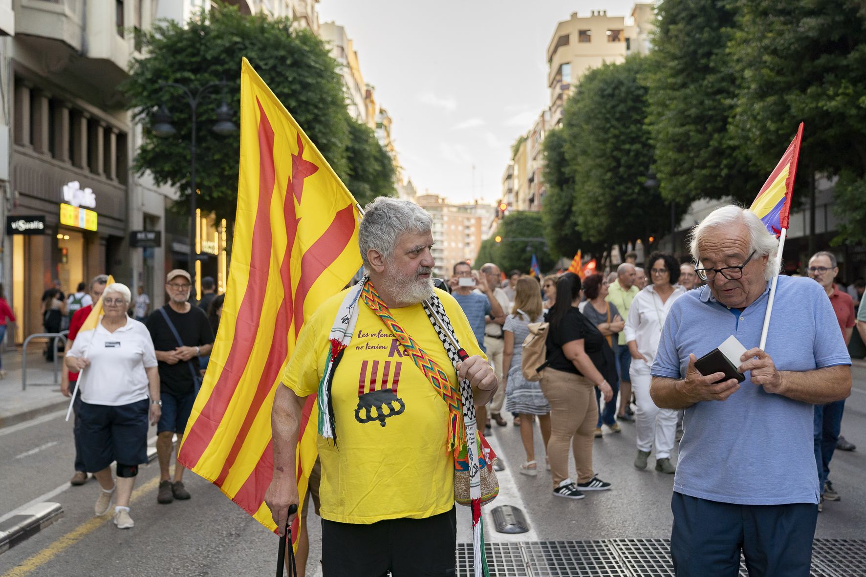 Manifestación 9 d'Octubre 2023. Foto Xisco Navarro