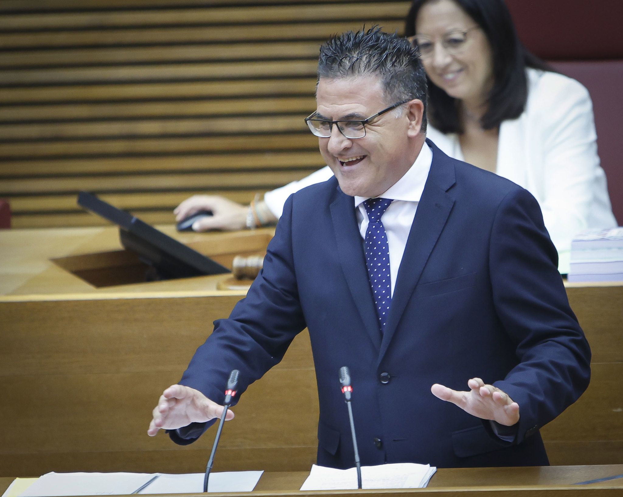 Joserra González de Zárate, el portaveu d'Obres Públiques i Transports del GPP a les Corts