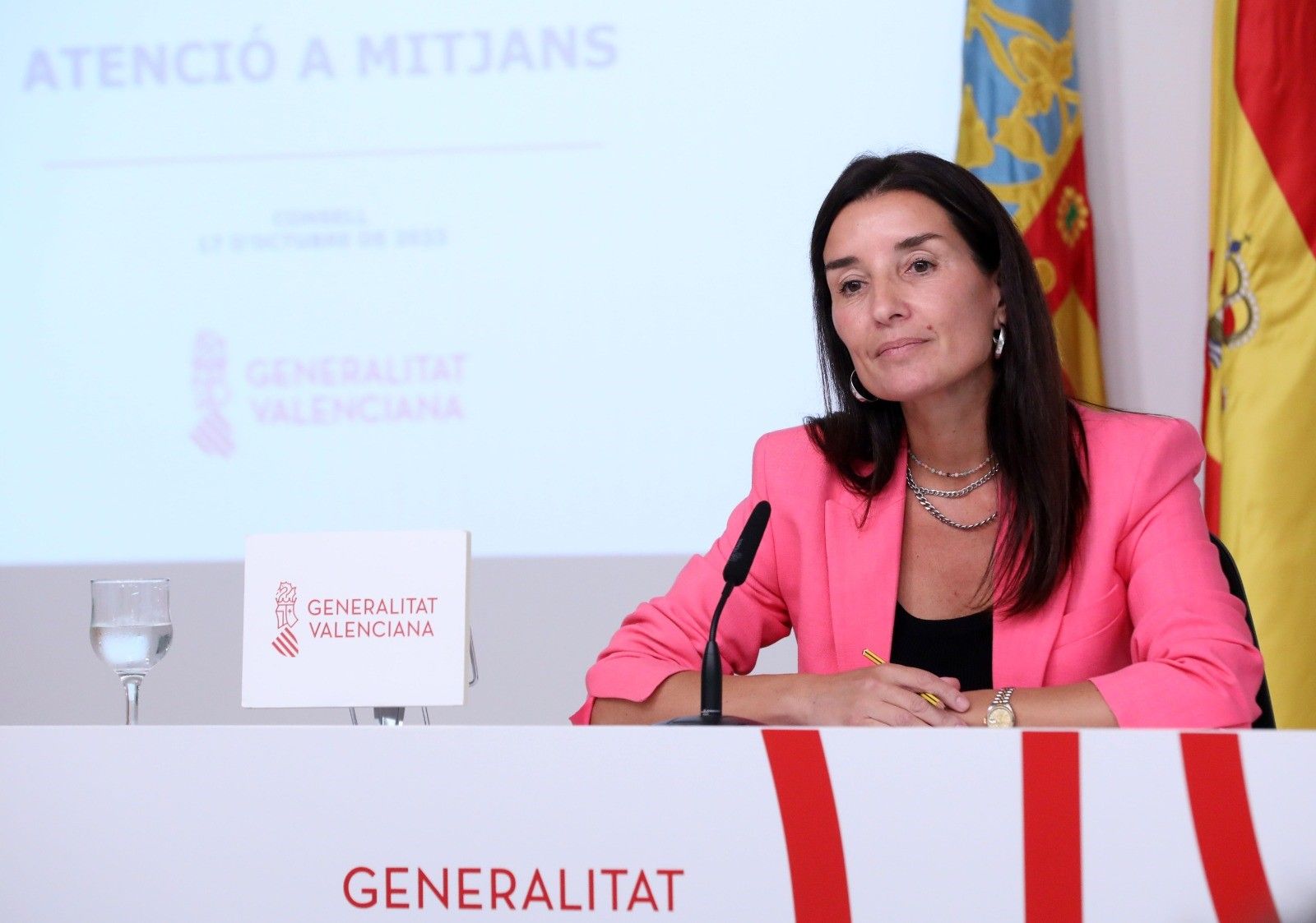 Ruth Merino, consellera d'Hisenda i portaveu de la Generalitat