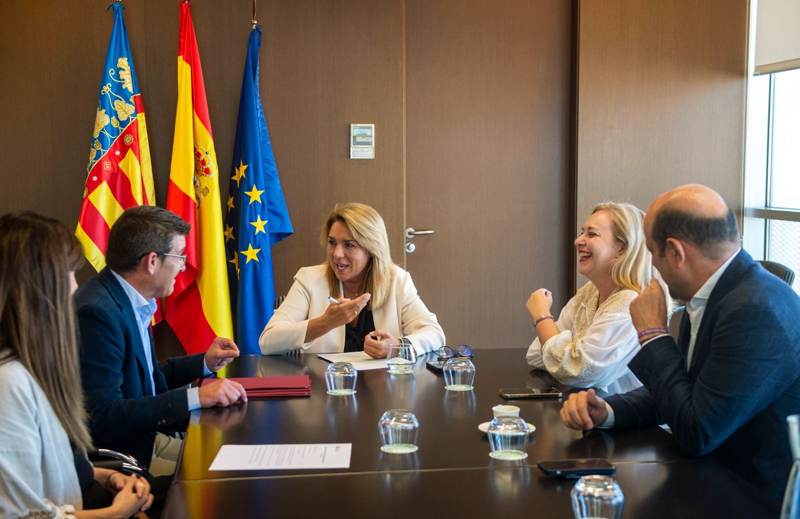  Reunión de Susana Camarero y jorge Rodríguez sobre la financiación de las plazas de La Beneficència