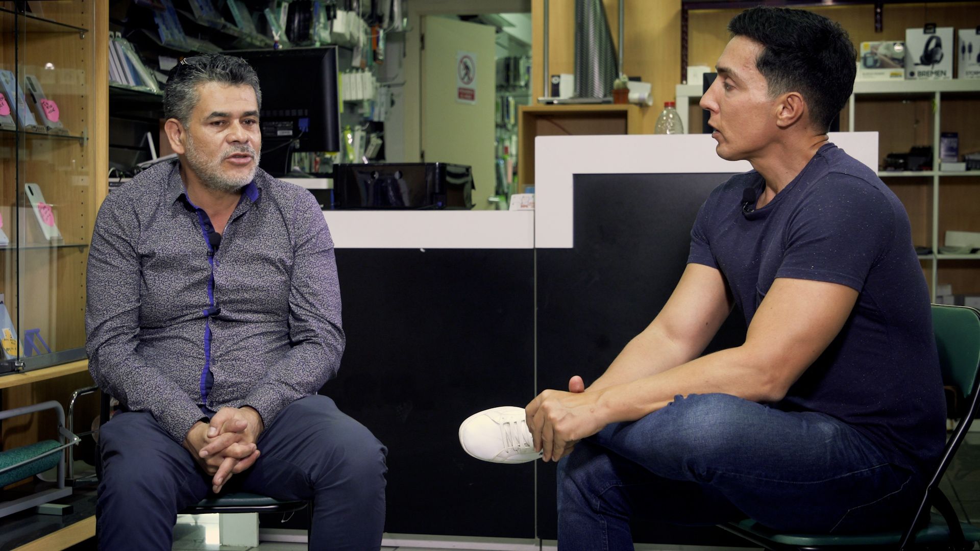 Jairo Antonio Correa, familiar de una víctima del incendio de Atalayas, Murcia, en una entrevista en Zoom