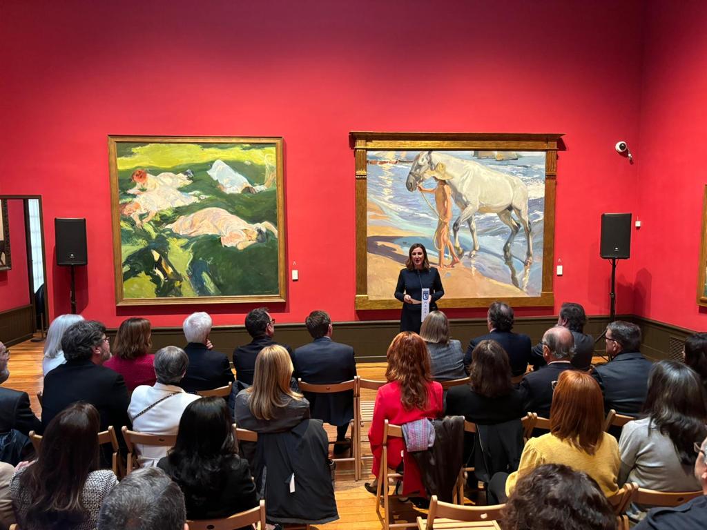 María José Catalá en el acto conmemorativo del centenario del fallecimiento de Joaquín Sorolla en Madrid