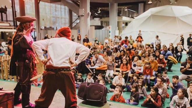 Un espectacle teatral en Expojove