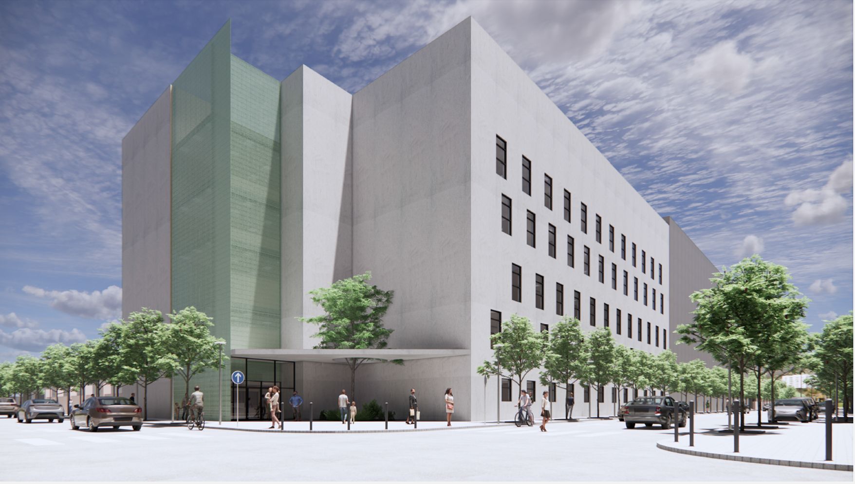 Futuro edificio de consultas externas del Hospital General de València