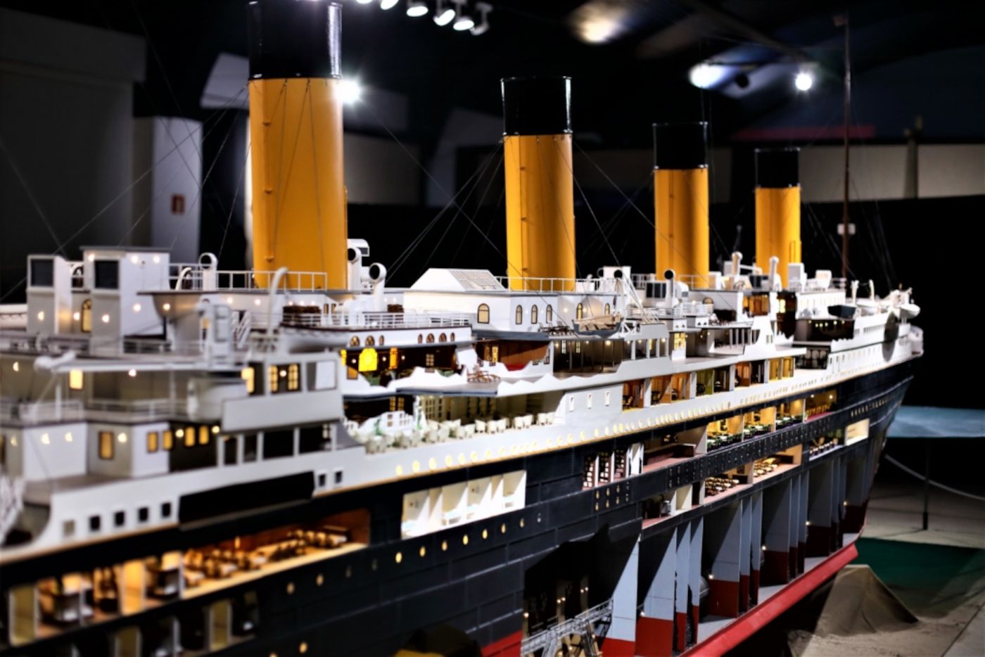 Reconstrucción del Titanic de la exposición ‘Titanic The Reconstruction’ de València