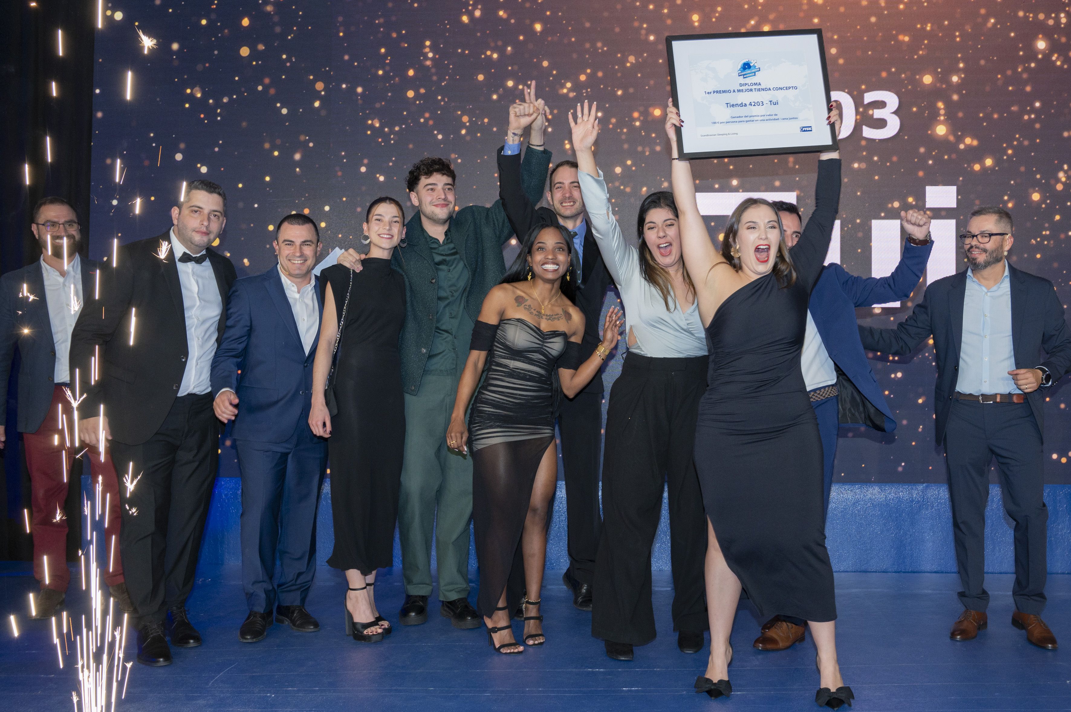 Premiados en el evento de JYSK, celebrado en el Marriott Auditorium Hotel, en Madrid