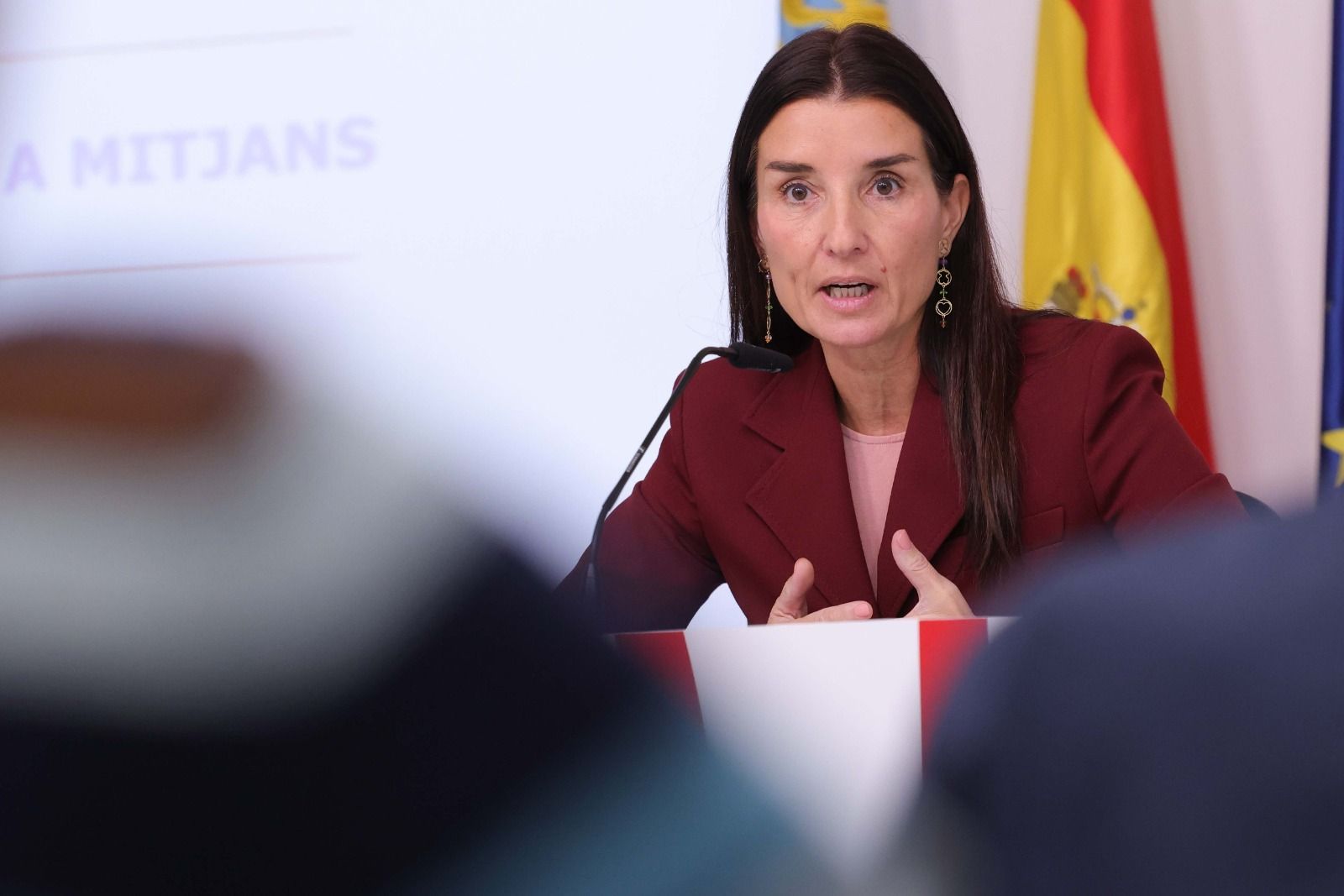 La consellera d'Hisenda i portaveu del Govern valencià, Ruth Merino