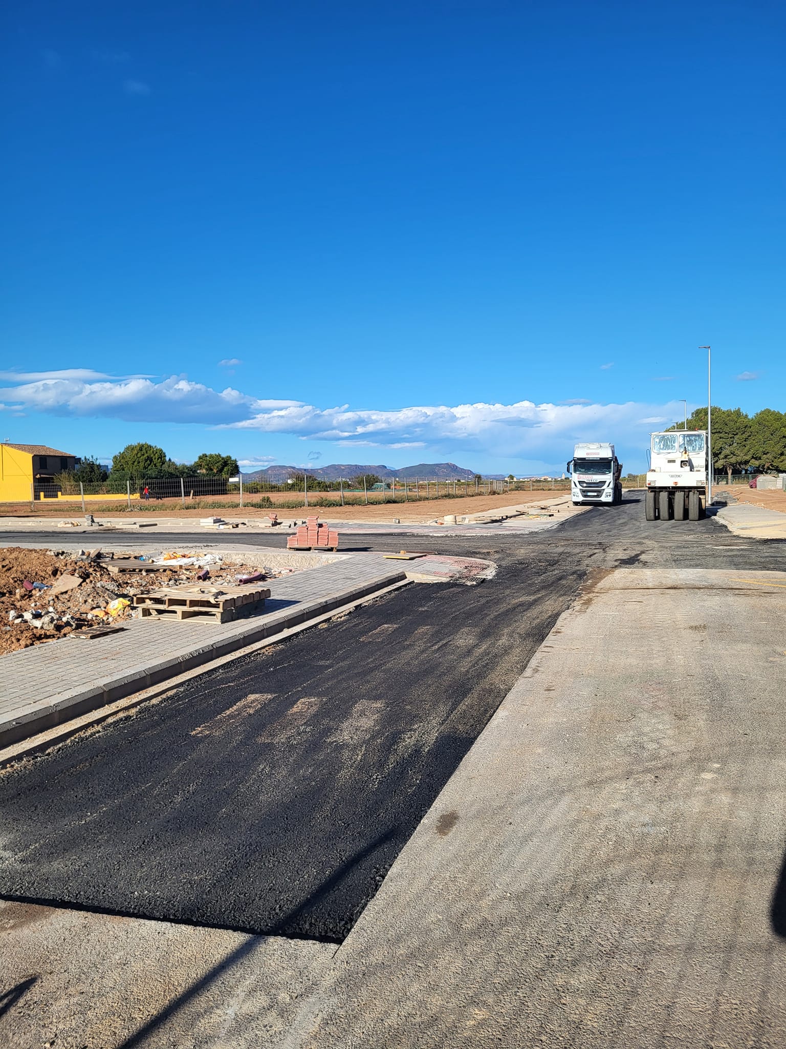 Asfaltat del PAI Portalet Forn Vell de Foios