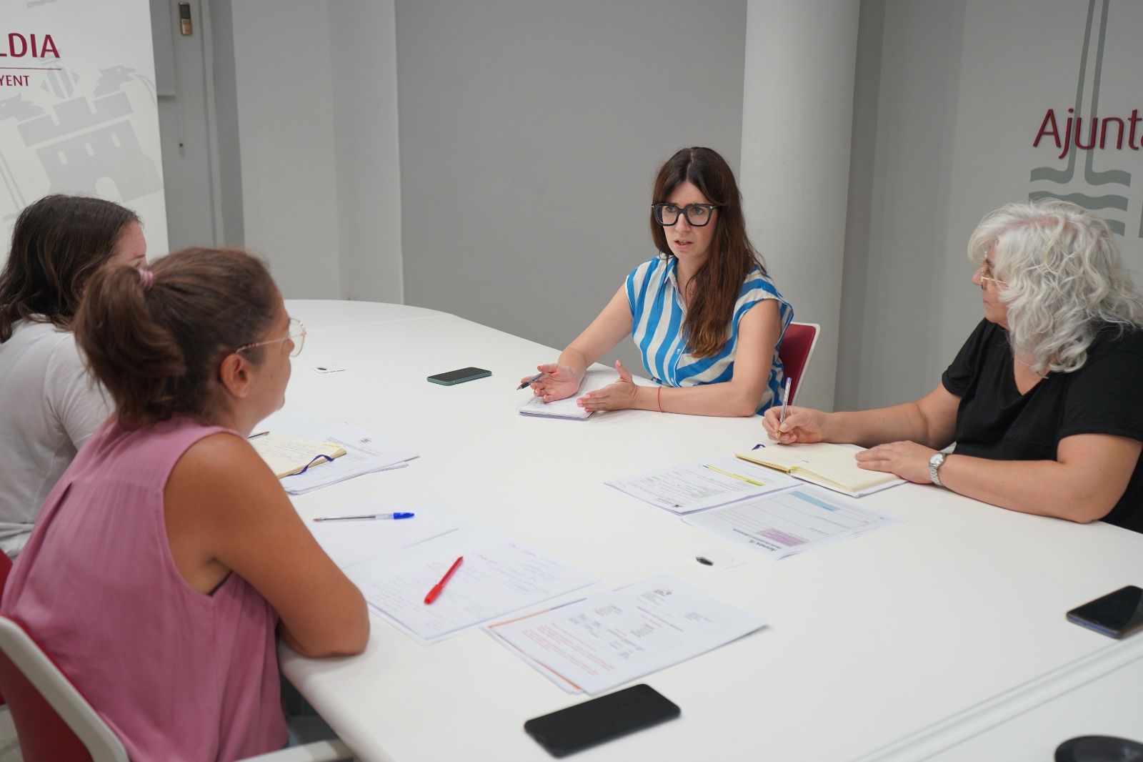 Reunión del área de Igualdad del Ayuntamiento de Ontinyent