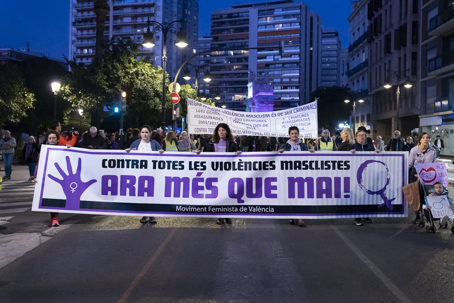 Manifestación del 25N en València (Xisco Navarro)