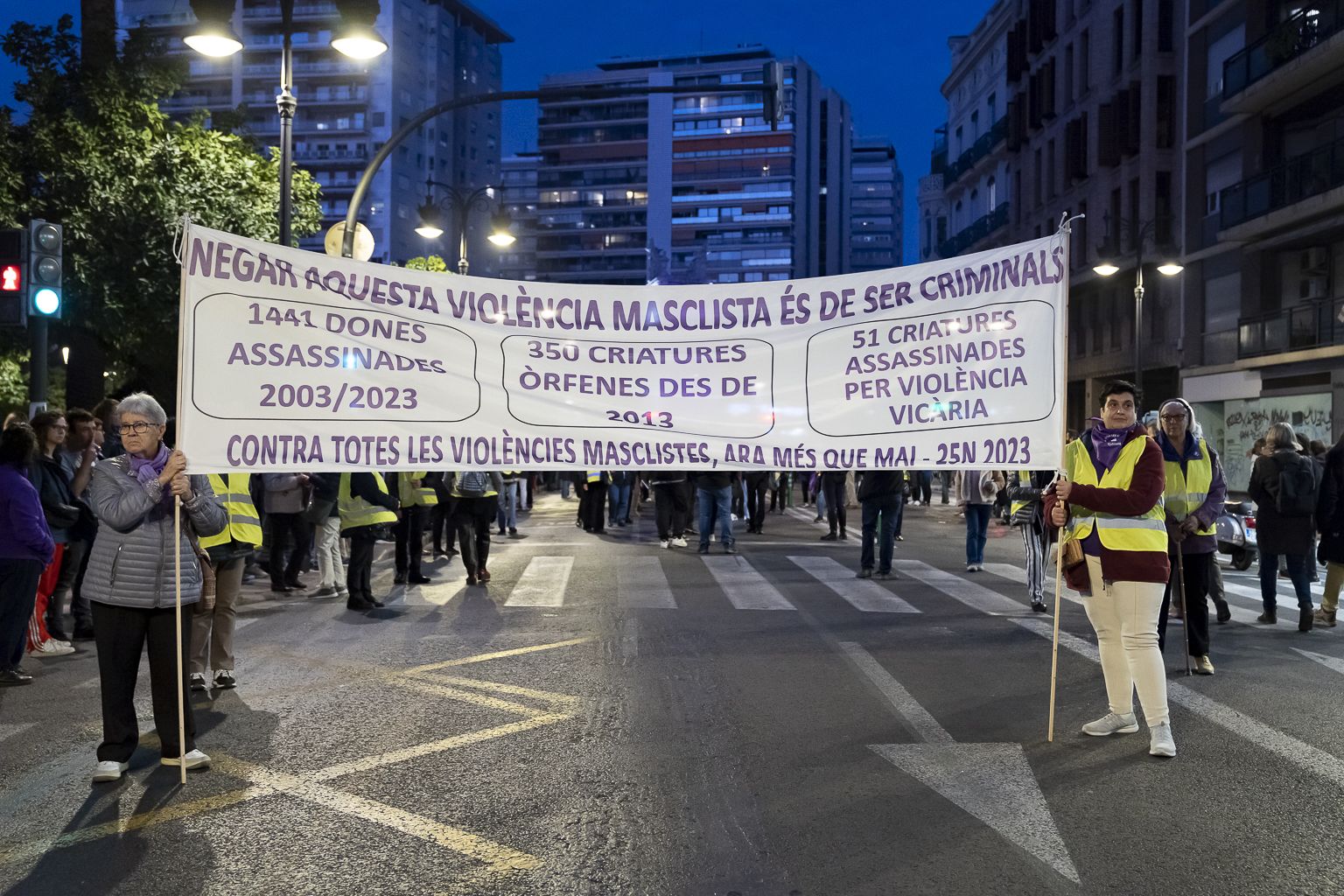 Manifestación del 25N en València (Xisco Navarro)
