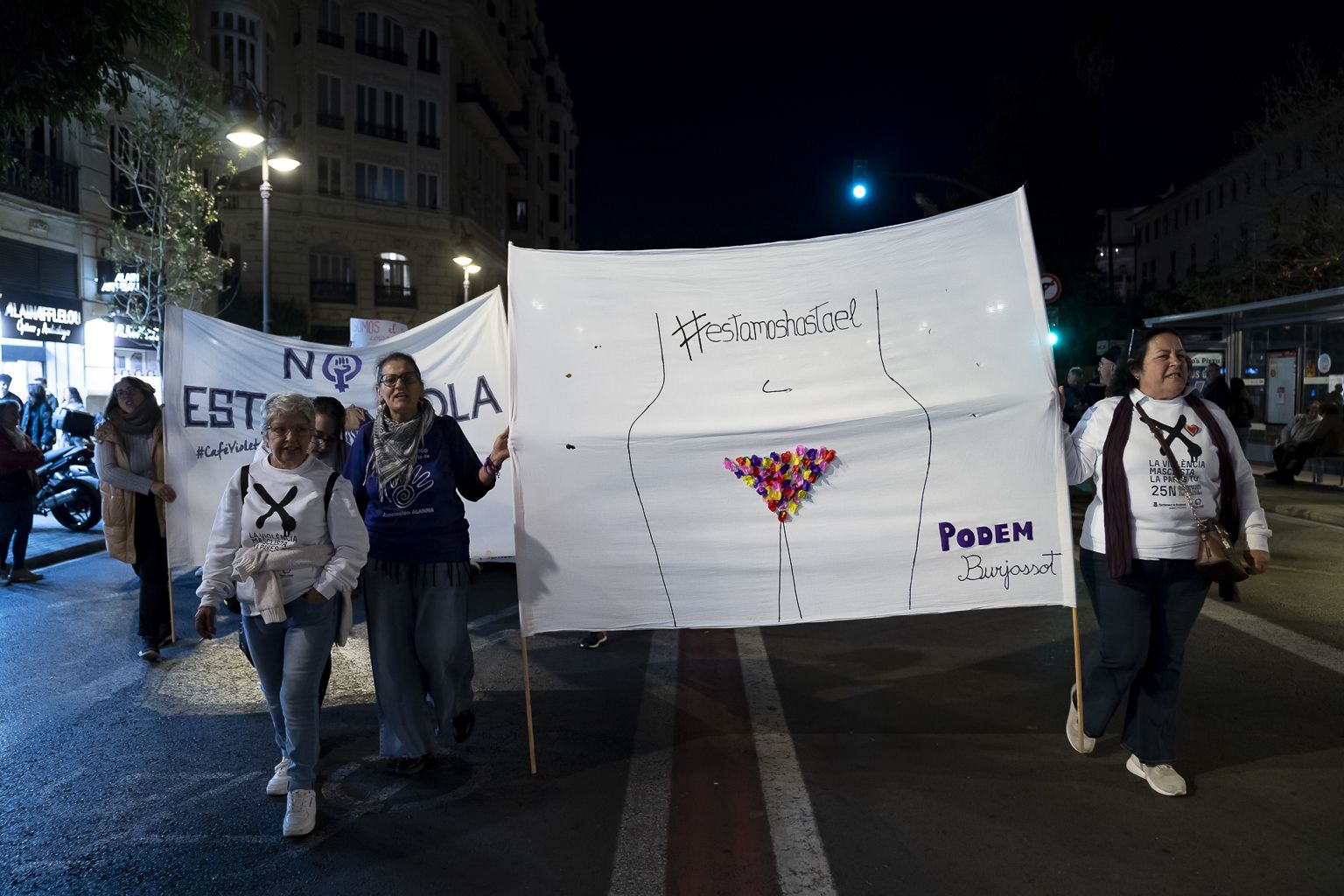 Manifestación del 25N en València (Xisco Navarro)